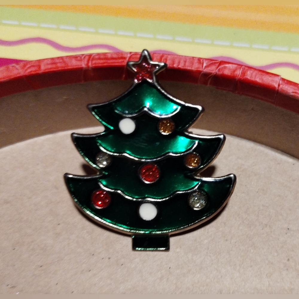 Christmas Tree Pin/Brooch